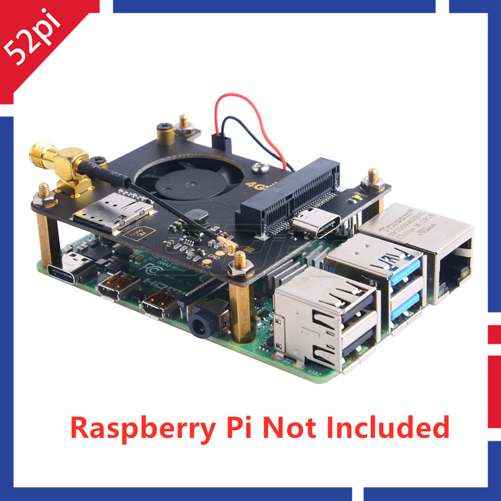 52Pi Raspberry Pi 3G 4G Hoed U - Deskpi Super6C recensie en prijs